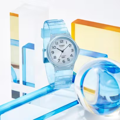 RELOJ CASIO DIGITAL AZUL TRANSPARENTE MQ-24S-2BEF