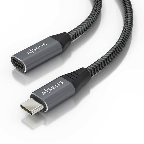 Cable Alargador USB 3.2 Aisens A107-0636/ Tipo-c Macho - Hembra