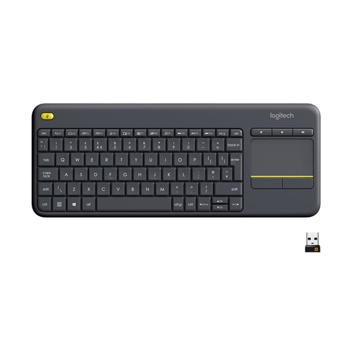Teclado Logitech K400 Rf Wireless Touchpad Black