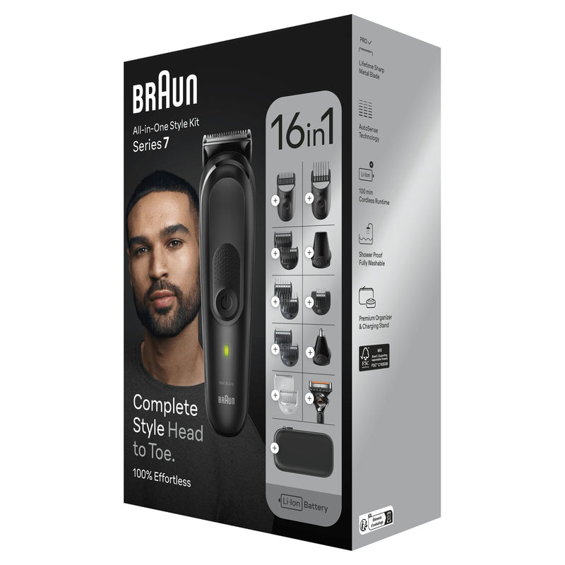 Recortadora Braun 16 En 1 Series 7 Mgk7470