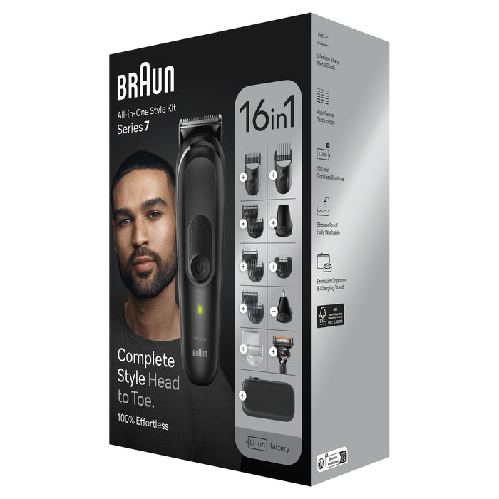 Recortadora Braun 16 En 1 Series 7 Mgk7470