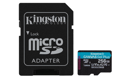 Kingston Canvas Go! Plus 256 Gb Sd Uhs-i Clase 10