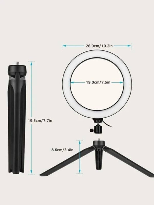Fluxs Neptuno Anillo LED 10" para Selfies