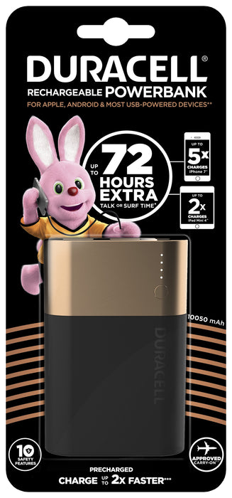 Duracell Rechargable Powerbank10050 Mah