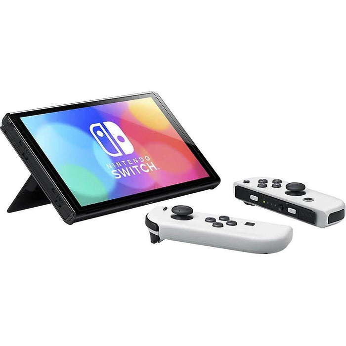 Nintendo Switch OLED Console – White Edition | 7-Inch OLED Display | Portable & Dockable