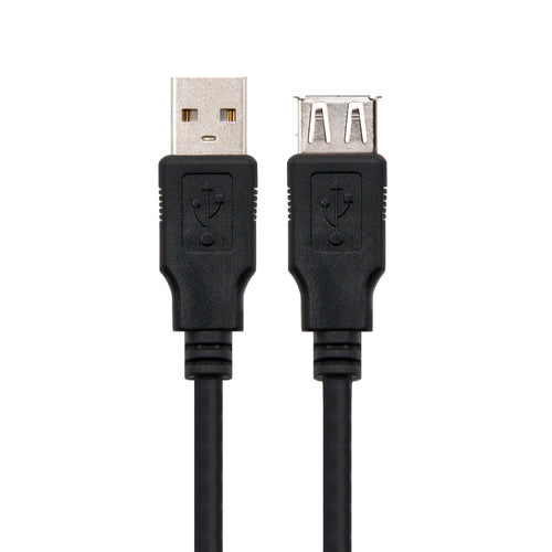 Cable USB 2.0 A/m-a/h 1.8M Negro Nanocable