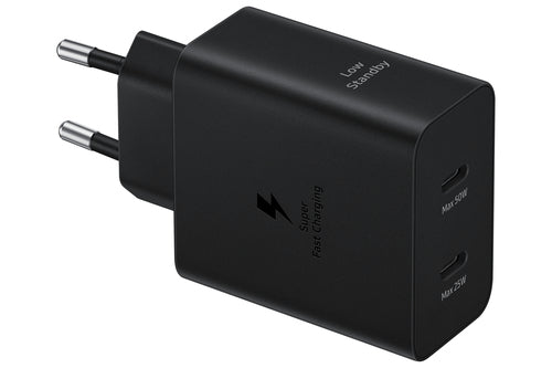 Samsung Cargador 50W Doble Salida USB-C + Cable (ep-t5020xbegeu)