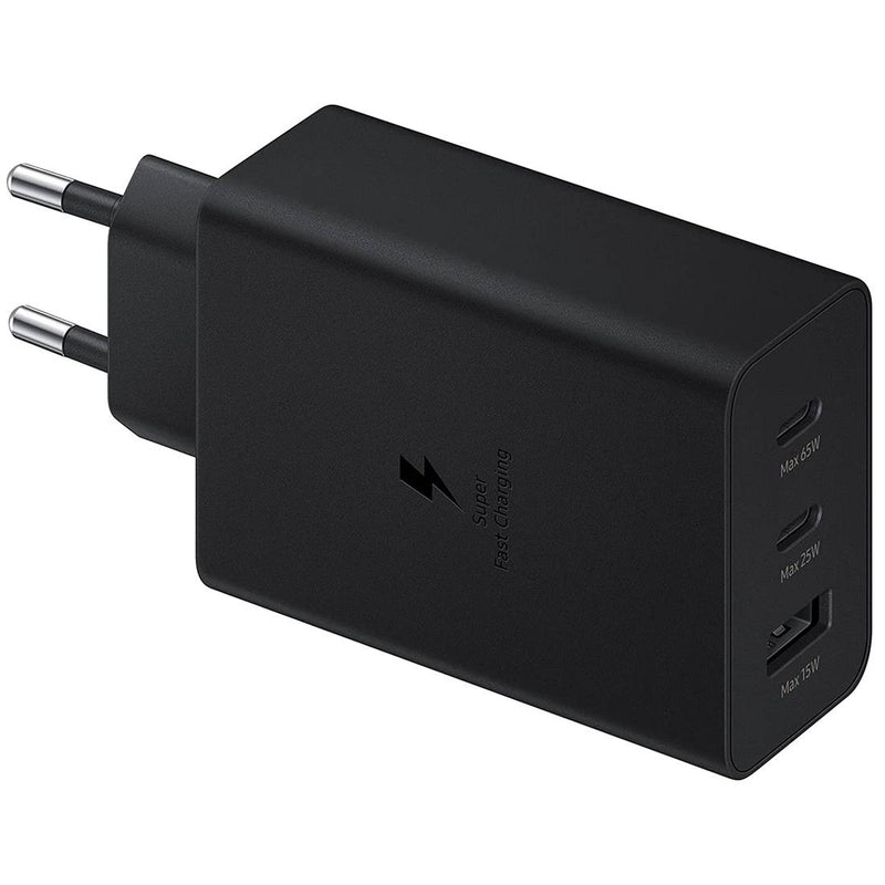 Cargador Samsung Trio 65W Modelo Ep-t6530nb Negro