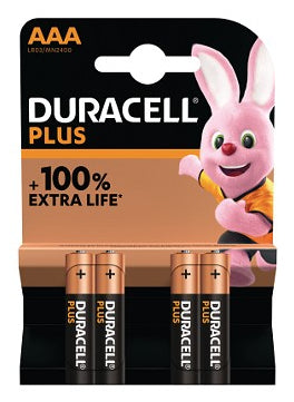 Plus Pilas Aaa Alcalinas, 1.5 Voltios, Pila Lr03 Mx2400