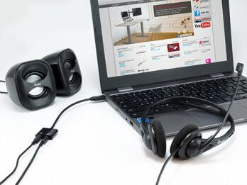 USB-C To Dual 3.5MM Audio Dac Adapter Equip 133469