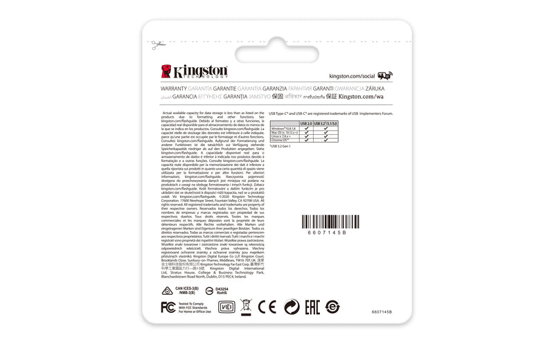 Kingston Pendrive 64GB Type C