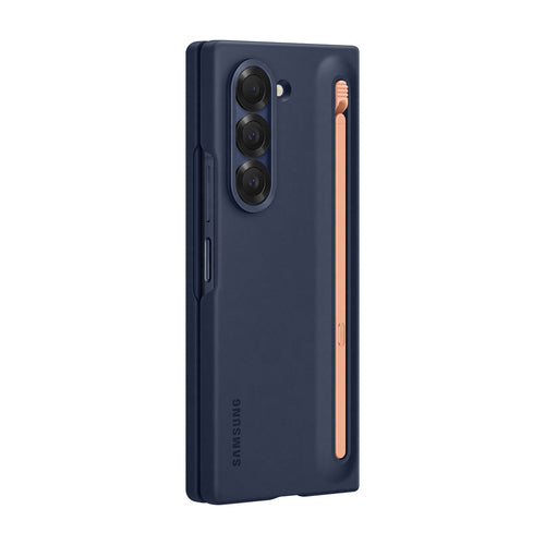 Funda Samsung Con S Pen Azul Oscuro Para Galaxy Z Fold6