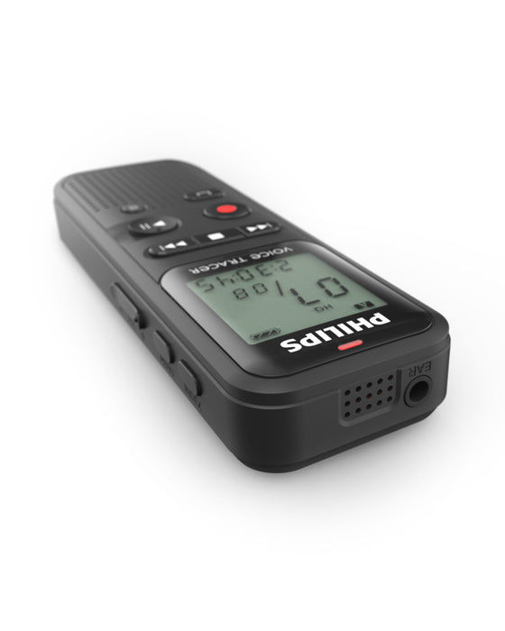 Grabadora De Voz Philips Voicetracer Dvt1160/ 8KHZ/ Negro