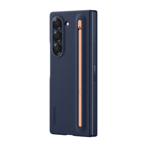 Funda Samsung Con S Pen Azul Oscuro Para Galaxy Z Fold6