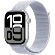 Apple Watch Series 10 - Aluminio Plata GPS 46mm correa Azul Cloud (M/L) | OM Electronics Tenerife