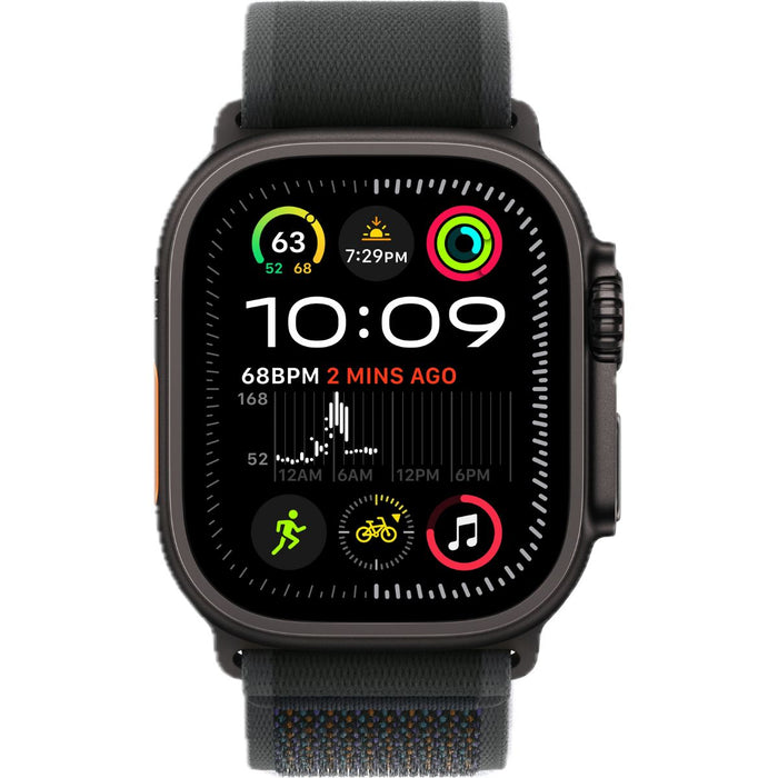 Apple Watch Ultra 2 – Black Titanium Case with Black Band (S/M)