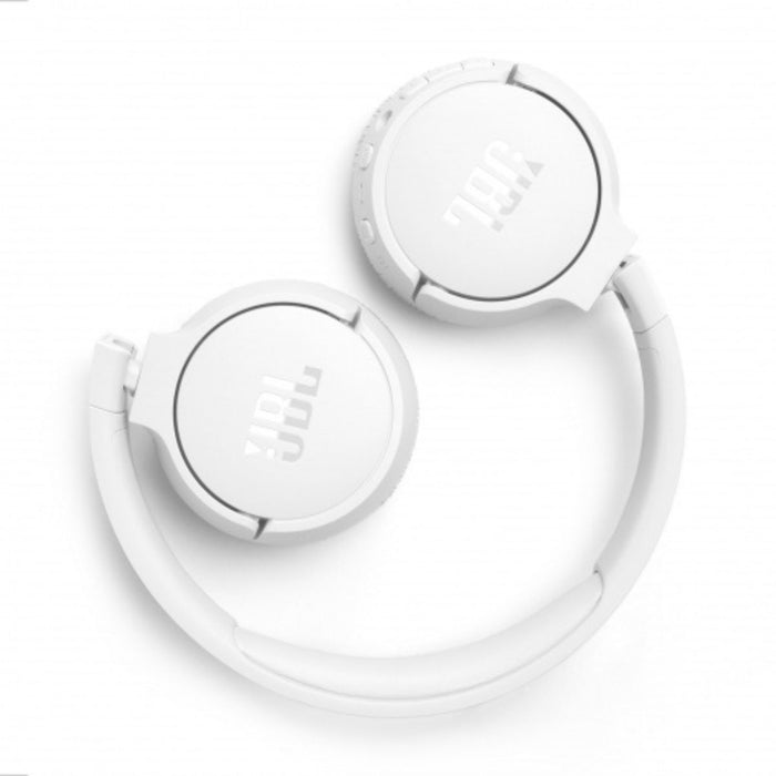 JBL Tune 670NC Wireless On-Ear Headphones with Adaptive Noise Cancelling – White