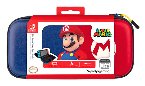 Funda Nintendo Switch Deluxe Travel Mario Azul