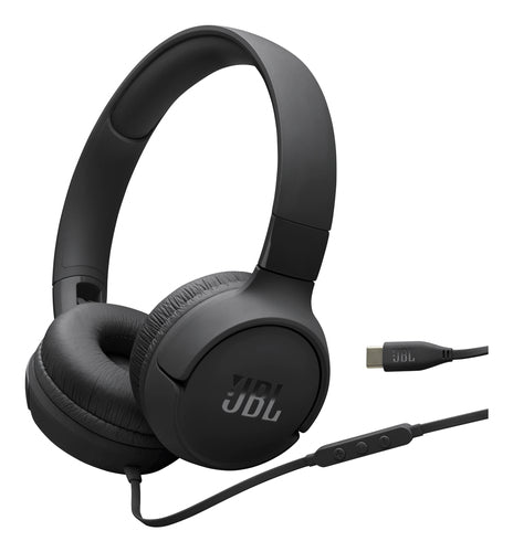 JBL Tune 520C Auricular Con Cable Y Conexión USB-C Negro