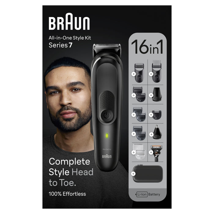 Recortadora Braun 16 En 1 Series 7 Mgk7470