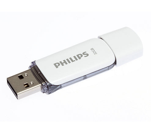 Memoria USB Philips Fm32fd70b 32GB USB Tipo-a 2.0 Blanco