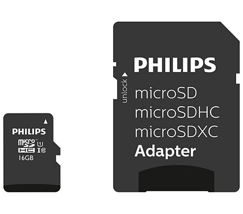 Tarjeta Micro Sd 16GB Philips Clase 10