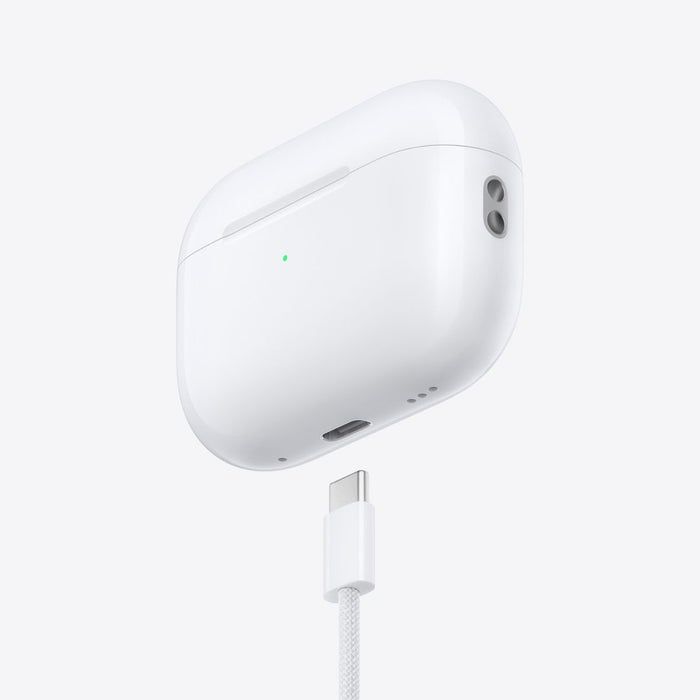 Apple AirPods Pro (2nd Gen) – Wireless, Bluetooth®, USB-C Charging Case, H2 Chip, Siri Integration, White