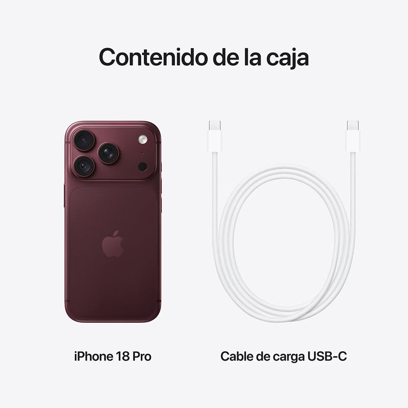 Apple Iphone 18 Pro 256GB Burdeos
