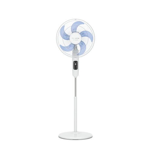 Rowenta Vu5450f0 Turbo Silence Ventilador De Pie Blanco