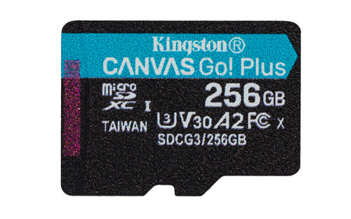 Kingston Canvas Go! Plus 256 Gb Sd Uhs-i Clase 10