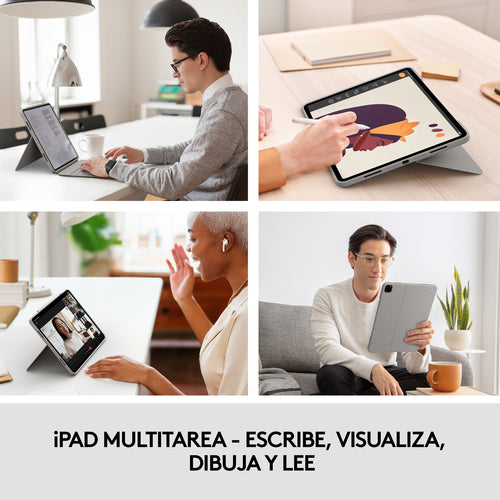 Funda Teclado Combo Touch De Logitech Arena Ipad Pro 12.9 5A Gen