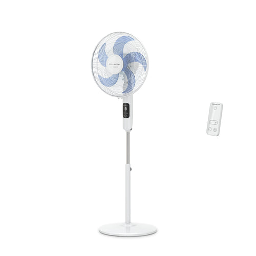Rowenta Vu5450f0 Turbo Silence Ventilador De Pie Blanco