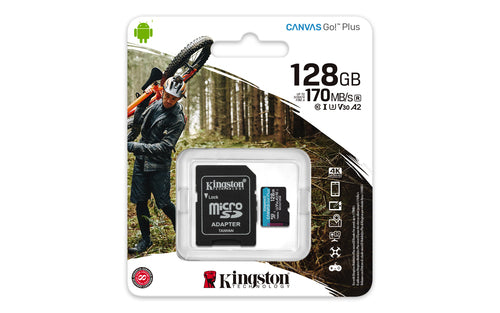 Memoria Micro Sd 128GB Kingston Canvas Go Plus