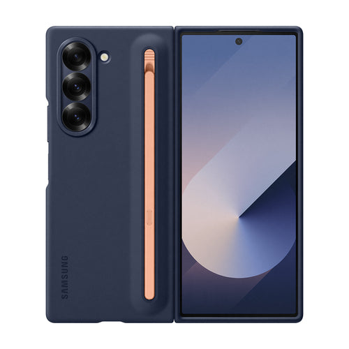 Funda Samsung Con S Pen Azul Oscuro Para Galaxy Z Fold6