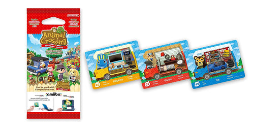Nintendo Pack 3 Tarjetas Amiibo Animal Crossing New Leaf