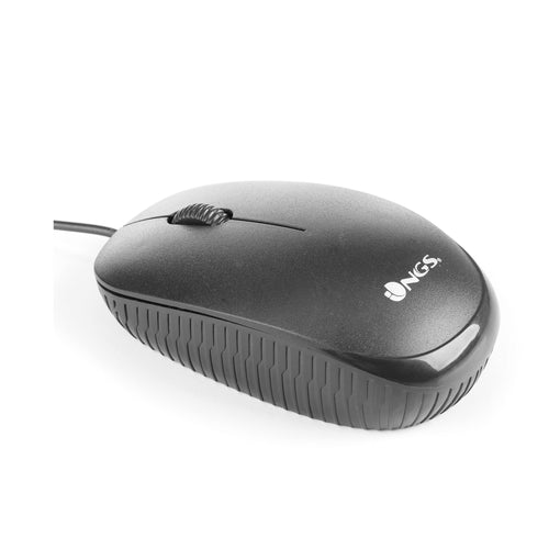 Raton Ngs Optico Usb-a Negro Flameblack