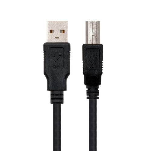 Cable USB 2.0 Impresora, Tipo A/m-b/m 1M Negro Nanocable