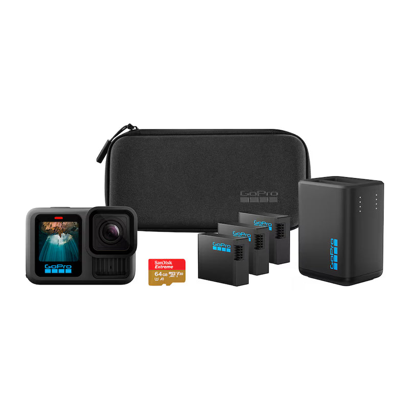 Gopro Hero13 Black Extended Power Bundle | Kit Con 3 Baterías