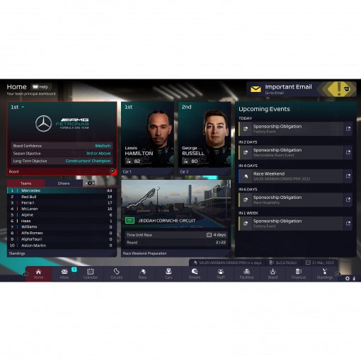F1 Manager 2022 para PS5